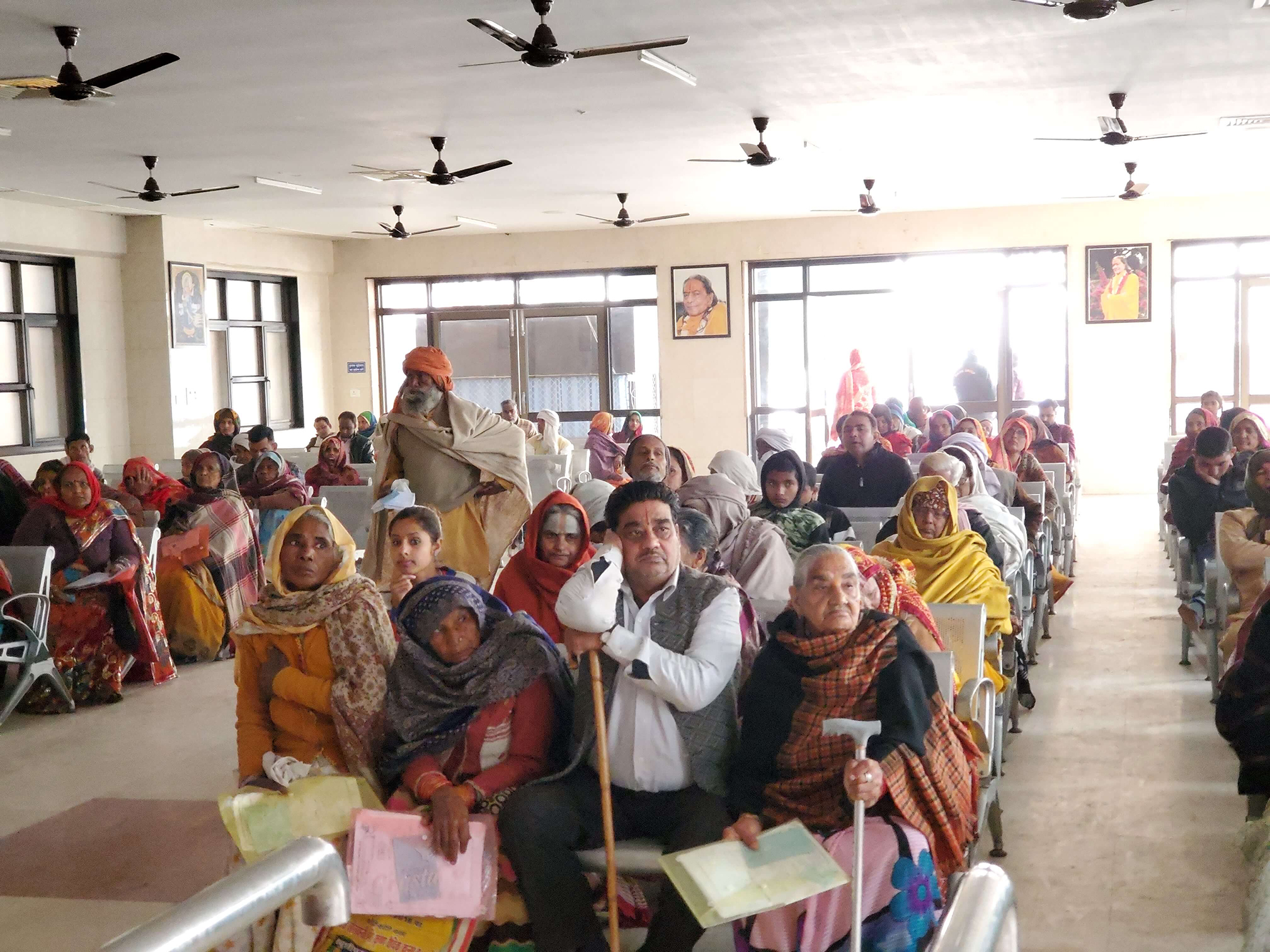 Registration Counter at the Vrindavan Location